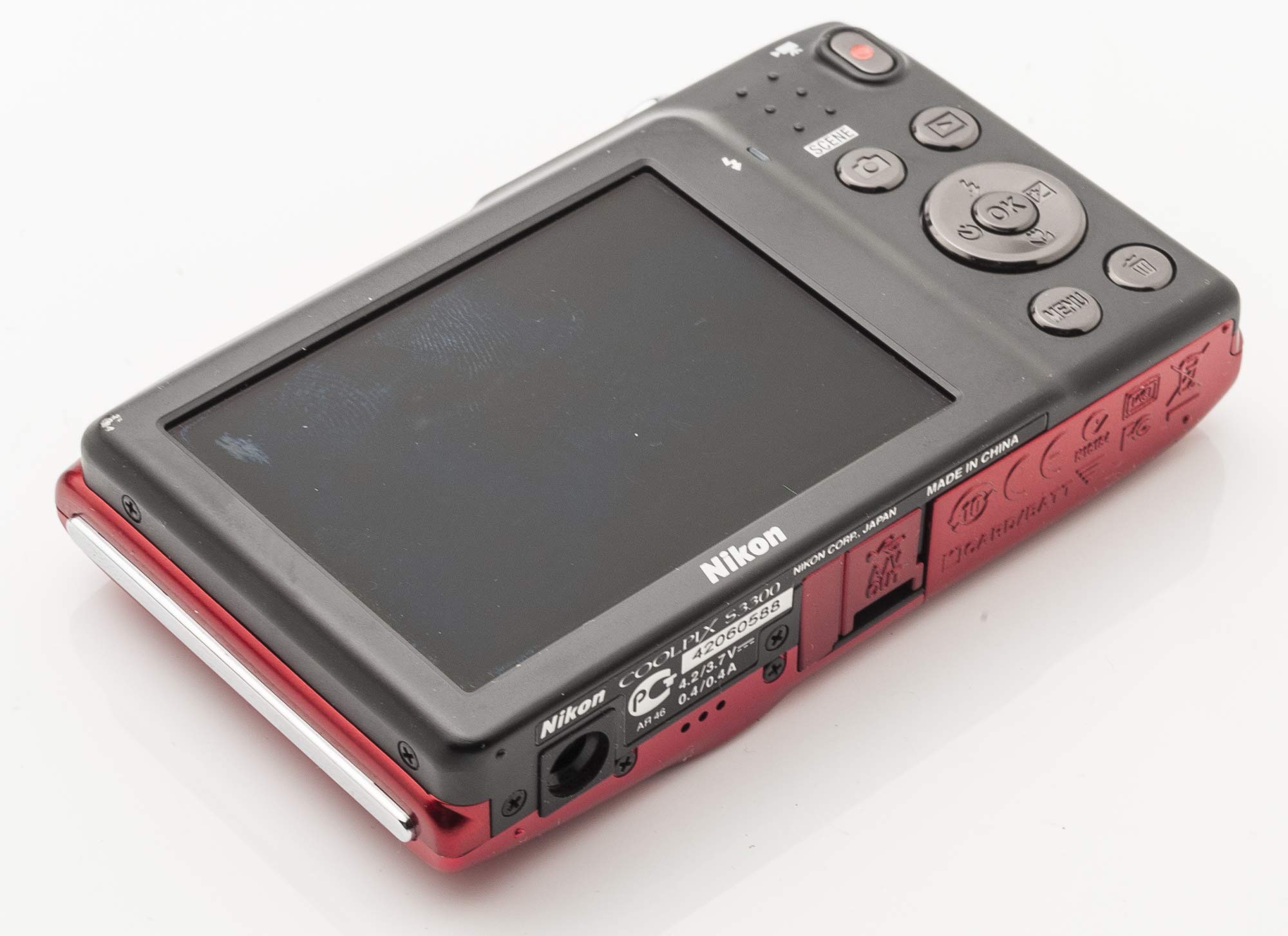 Nikon Coolpix S3300 Rouge : Amazon.fr: High-Tech